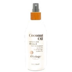 Oliology Coconut Oil 10-in-1 Multipurpose Spray - Leave in Treatment for All Hair Types | Detangles, Controls Frizz, Hydrates & Moisturizes | Made in USA, Cruelty Free & Paraben Free (8.5 oz)