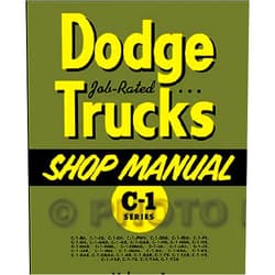 DODGE TRUCK PICKUP CHRYSLER 1954-1955 Dodge C-1 Truck Repair Shop Manual Reprint 2 Volume Set