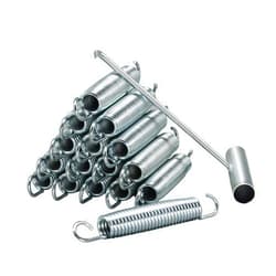 TreeLen Trampoline Springs Heavy Duty 5.5-7Inch Stainless Steel Trampoline Replacement Springs Universal Trampoline Accessories with Spring Tool with 16 Pack