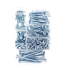 T.K.Excellent Wood Screws Assortment Kit, Phillips Flat Head Screws Zinc Plated Steel, Self Tapping Screws, Drywall Screws Assortment,150Pieces