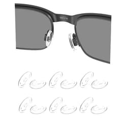 HILEEN 6 Pairs Replacement Nose Pads for Maui Jim Baby Beach/Kahuna/Kawika/Mahina; Oakley WireTap|Whisker|Crosshair 2.0