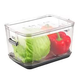 Progressive International Prepworks by Progressive Produce ProKeeper Storage Container with Stay-Fresh Vent System, 5.7 Quarts Produce - Large