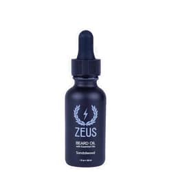 ZEUS Natural Beard Oil, Premium Conditioning Beard Oil to Soften Beard & Mustache – MADE IN USA (Sandalwood) 1 oz.