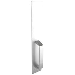 Copper Creek ED-ESCDMY-AL Exterior Escutcheon Dummy Pull Handle Aluminum