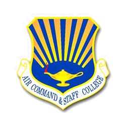 MilitaryBest US Air Force Air Command and Staff College Decal Sticker 3.8