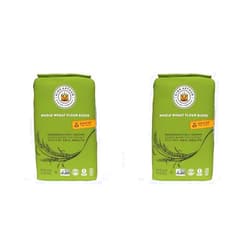 King Arthur Baking Company, Regeneratively-Grown Climate Blend Flour, Whole Wheat Flour Blend, Non GMO Project Verified, 2lb Bag (Pack of 2)