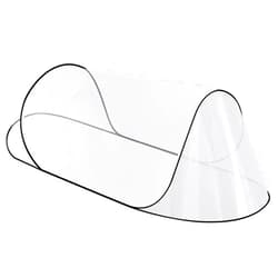Axcoix 78 * 31 * 23 Inch Large Pop Up Mosquito Net, Portable Foldable Mesh Tent, Breathable Lightweight Mosquito Net Tent for Bed Camping Travel Patio