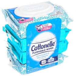 Cottonelle Freshcare Flushable Wipes, 42 Count (Pack of 4)