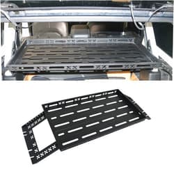 Syhvu Rear Trunk Cargo Rack Basket Tray Fit for 2007-2018 Jeep Wrangler JK and 2018-2024 Jeep JL Unlimited 4 Doors Hardtop,Wrangler Interior Storage Carrier Basket