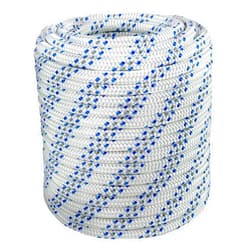 Right Rope Double Braid Polyester Arborist Bull Rope | Made in USA | Rigging Hoisting Line | High Strength Tree Rope | 5/8 inch x 120 feet, no Eye Splice
