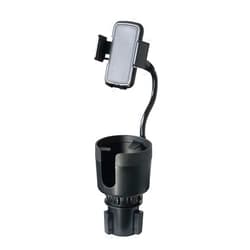 Limitless Innovations CupCargo Pro – 2-in-1 Car Cup Holder Expander and 360° Phone Mount with Adjustable Base and Flexible Neck, Universal Fit