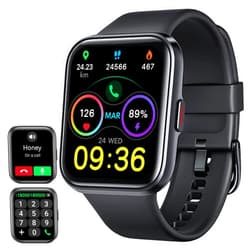 ENOMIR Smart Watch for Men Women(Answer/Make Call), Alexa Built-in,Fitness with Heart Rate SpO2 Sleep Monitor 100 Sports 5ATM Waterproof Activity Trackers and Smartwatches iOS&Android Phones