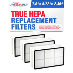 LifeSupplyUSA True HEPA Filter Replacement Compatible with Dyson AirBlade Hand Dryer 910112-04 920336-01 965359-01 925985-01 925985-02 910112-01 AB01 AB02 AB03 AB04 AB06 and AB14 Air Purifier (3-Pack)