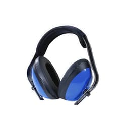 Sellstrom Noise Cancelling Adjustable Safety Ear Muffs, ANSI S3.19 Certified, 25dB NRR, Blue, S23401