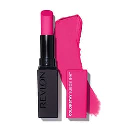 REVLON Lipstick, ColorStay Suede Ink, Built-in Primer, Infused with Vitamin E, Waterproof, Smudge-proof, Matte Color, 010 Tunnel Vision, 0.09 oz.