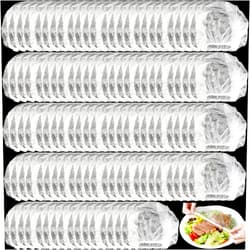 GXXMEI 300PCS Fresh Keeping Bags Food Covers Disposable Elastic Food Storage Covers, Plastic Sealing Elastic Stretch Adjustable Bowl Lids, Universal Kitchen Wrap Seal Bags for Cover Food