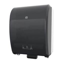 Tork Mechanical Hand Towel Roll Dispenser, Black, H71, Durable, Hygienic, One-at-a-Time dispensing, 772728