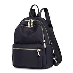 Etnoreun Fashion Backpack Casual Daypack for Women Ladies Rucksack Spacious Multiple Compartments (Black)