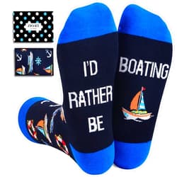 Zmart Sports Gifts For Men Women - Softball Basketball Volleyball Football Boating Gifts, Sailing Rugby Socks