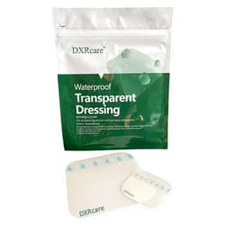 DXRcare 10pcs Hydrocolloid Wound Dressing Pads waterproof transparent dressing Ultra-Thin Hydrocolloid Dressing include(3.94
