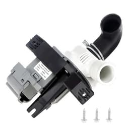 Blutoget [2024 UPGRADED]W10536347 W10155921 W10049390 Washer Drain Pump Assembly by Blutoget - Fit for Whirlpool Ken-more Maytag Washing Machine - Replaces W10217134 AP5650269 W10281682-3 Pack Mounting Screws