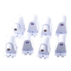 Urjumpea 4 Pairs Single Pin FA8 Tombstone Base Holder Socket Connector Non-Shunted LED Socket Lampholder Replacement
