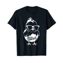Motorcycle Rider Gear Apparel Gifts Shop Funny Biker Motorcycle Chick Rider Motorbike Women T-Shirt