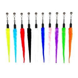 LASOCUHOO Cat Worm Toys, (10 Packs) Interactive Cat Wand Replacement, Cat Wand Refill Attachments for Indoor and Ourdoor Cats