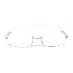 Incredible Bargains The Parker Rectangle Half Frame Reading Glasses, Unisex Half Rim Readers, Half Moon Cheaters