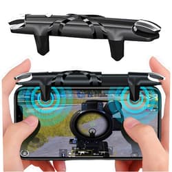 Rakizbe Mobile Game Triggers, High Frequency Click Shoot Aim Gaming Controller for PUBG Mobile/Knives Out/Call of Duty