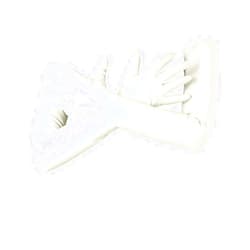 Latexa Premium Latex Long Gloves (Opera Length) Fetish - White (Medium - Washed & Shined)