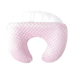 NIVAVA BABY Nursing Pillow and Positioner for Breastfeeding, Ultra Soft Baby Breastfeeding Pillows for More Support for Mom and Baby, with Premium Removable Cover (Blushing Bride)