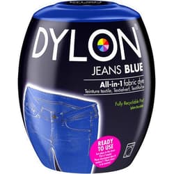Dylon Washing Machine Fabric Dye Pod for Clothes & Soft Furnishings, 350g – Jeans Blue