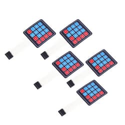 Teyleten Robot Teyleten 4x4 Matrix Membrane Switch Keypad Keyboard - 16 Key for Arduino - 5PCS