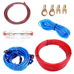 Muzata 10 Gauge Amp Wiring Kit Amplifier Installation with RCA Interconnect and Speaker Wire Car Subwoofer AMP Kit Auto Audio Cables M027