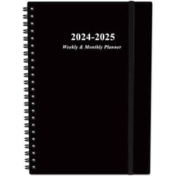 Heveboik 2024-2025 Planner - A5 Weekly & Monthly Planner Spiral Bound, July 2024 - June 2025, 6.4