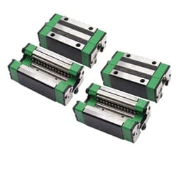 YINGJUN-DRESS Linear Motion Guides 4pc HGH20CA HGH15CA Linear Narrow Carriges Sliding Match Use HIWIN HGR20/15 Linear Guide for Linear Rail CNC DIY Parts (Color : 4PC HGH20CA)