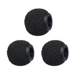 Kicada Foam Mic Covers Foam Lavelier Windscreen, Lapel Microphone Foam Cover for Sony Lavalier Microphone Windscreen Replacement Foam Windscreen, Pack of 3