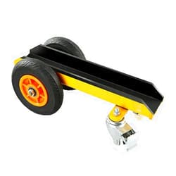 KEULEN Slab Dolly, Industrial Stone Transfer Cart, Safety Loading Trolley, 300Kg Load Capacity, Channel Width 85mm, Solid Tyre Wheels, for Moving Plywood, Glass, Door & Window Frames, Plasterboard