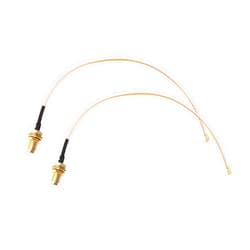 Rydocyee IPEX UFL to RP-SMA Female Bulkhead 8 Inches RG178 WiFi Pigtail Coaxial Cable Connecting SMA Antenna to 4G 5G Router, Modem, MiFi Hotspot, Mini PCIE Wireless Card, WiFi Motherboard - 2 Pack