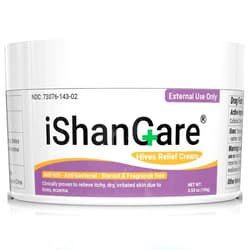 Ishancare Urticaria Cream, Fast Acting Relief of Hives, Allergic Rashes, Itchy Skin, Redness, Swelling, Anti Fungal Hives Cream with All Natural Herbal Ingredients, 3.53 Oz