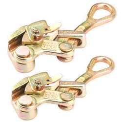 GENHAKON 2 PCS Cable Grip Steel Wire Puller 1 Ton - 2210lb Pulling Load Cable Puller Tool for Wire Rope, Widely Used-Suitable for all Kinds of Steel Cables and Cables, by GENHAKON.