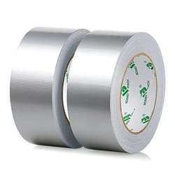BOMEI PACK 2 Pack Duct Tape Heavy Duty,9 Mil Thickness,2 Inches x 30 Yards,Strong Industrial Strength,Flexible,No Residue,Waterproof and Tear by Hand,Multi-Use for Indoor & Outdoor Repairs (Silver)