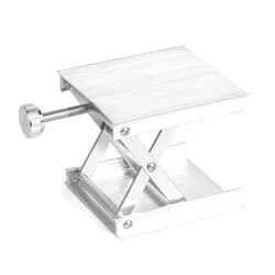 YXQ Lab Lift Platform Adjustable Aluminum Alloy Scissor Jack Laser Level Table Lifting Stand Support 3.54