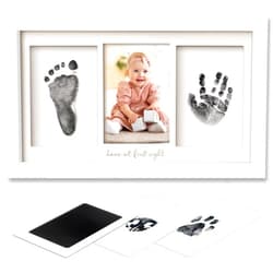 KeaBabies Inkless Baby Hand And Footprint Kit - Ink Pad for Baby Hand and Footprints,Dog Paw Print Kit,Dog Nose Print Kit,Clean Touch Newborn Print Kit,Baby Registry,Baby Shower Gifts,Girls,Boys (Alpine White)