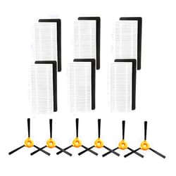Gaak Arbest Replacement Parts Cleaner Kit Compatible for Ecovacs DEEBOT N79 N79S DN622 500 N79w N79se Robotic Vacuum Cleaner Accessories-Main Brush,Filter,Side Brush Accessory Kit (Pack of 18 Kit)
