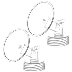 Belmikal 16mm 2 pc Flange Compatible with Spectra S2 Spectra S1 9 Plus Ameda MYA Motif Luna Breastpumps Replacement to Spectra Pump Parts and Spectra Flange. Compatible with Spectra Parts/Accessories