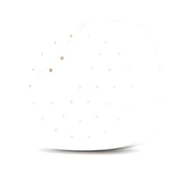 HOFHTD Air Fryer Parchment Paper Liners, 200Pcs Square Air Fryer Disposable Liners, Perforated Parchment Paper Sheets for Baking, HOFHTD Parchment Paper for Air Fryer and Bamboo Steaming Basket (White)