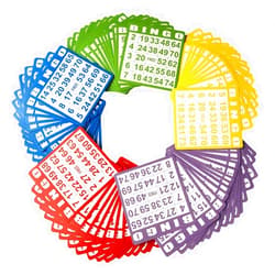 Yuanhe 100 Bingo Game Cards,Bingo Set, Kids Party Paper Card Games, School Classroom Family Gathering Activity, Casino Trip