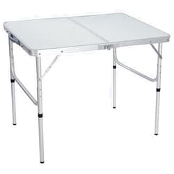 REDCAMP Folding Camping Table, 3ft Portable Aluminum Outdoor Folding Table Camp Table Adjustable Height Lightweight for Picnic Cooking Beach